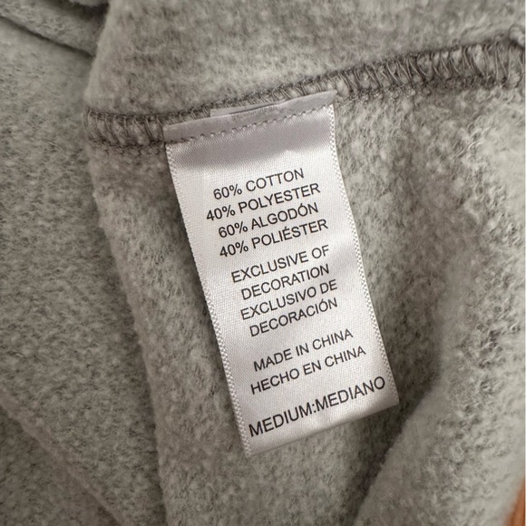 Tommy Bahama Sweater Mens Size M Gray Long Sleeve Fleece Pullover (n3) - Picture 8 of 8